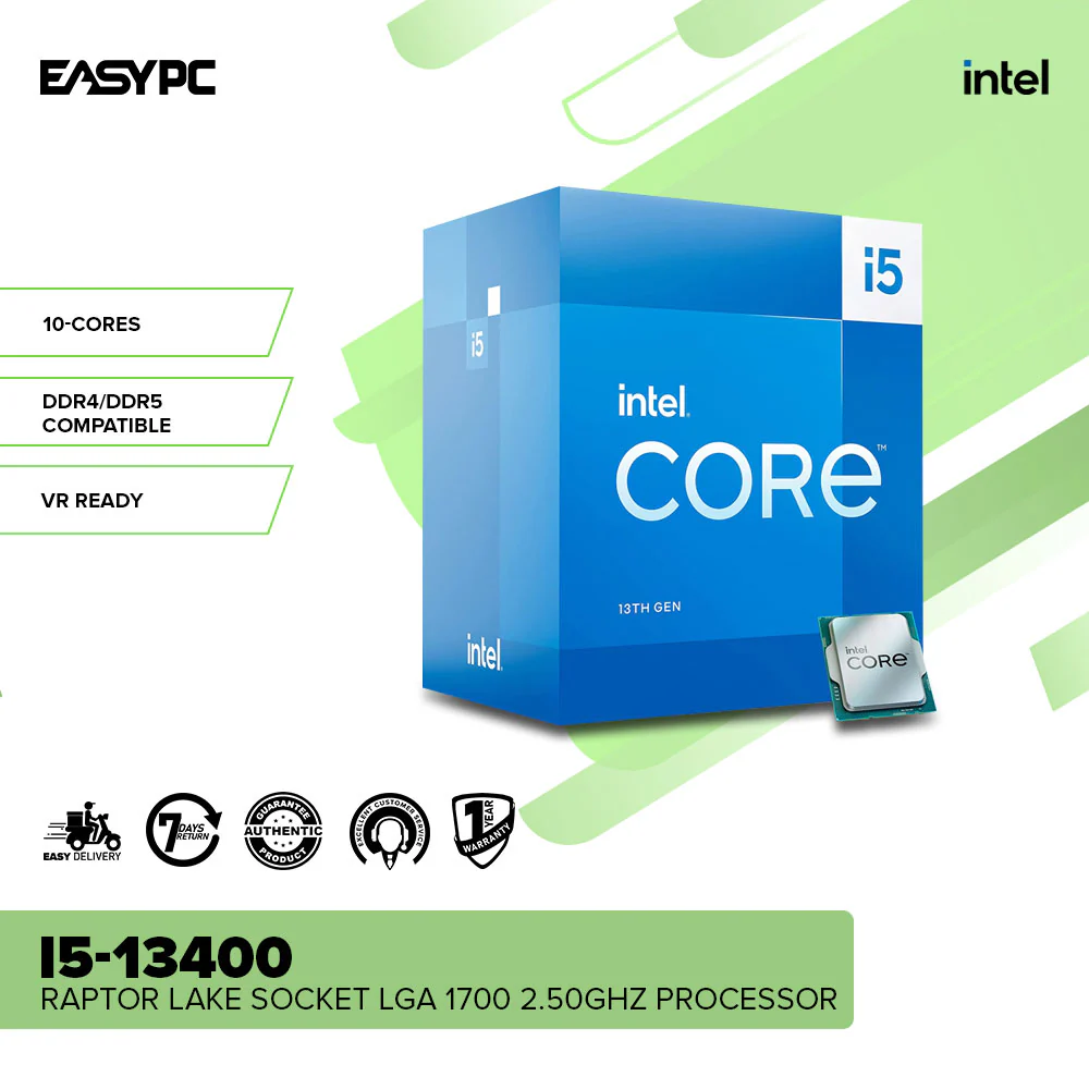 Intel Core i5-13400 Raptor Lake Socket LGA 1700 2.50GHz VR Ready Desktop Processor - Image 2
