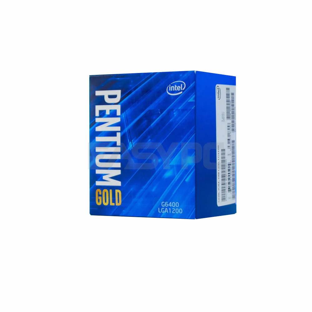 Intel Pentium G6400 4GHz 2C-4T DDR4-2666 LGA 1200 Comet Lake Processor