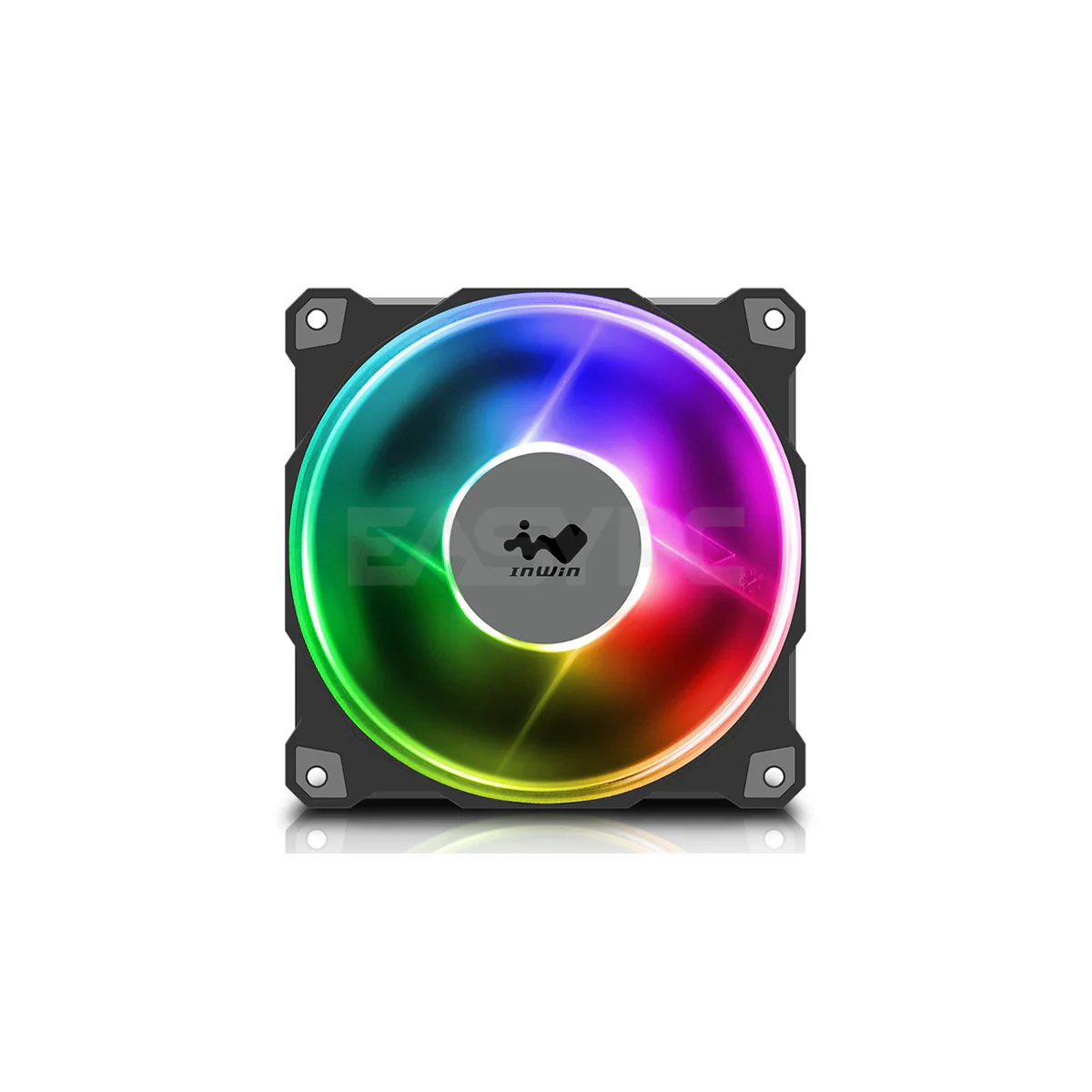 InWin  Chassis Fan JUPITER AJ120 3 in 1    designed for RGB enthusiasts for their case fans, seven blades, sleeve bearings with a long lifespan, ARGB LEDs with 16.8 million color options and a ARGB one-click Controller.  ARGB  Chassis Fan