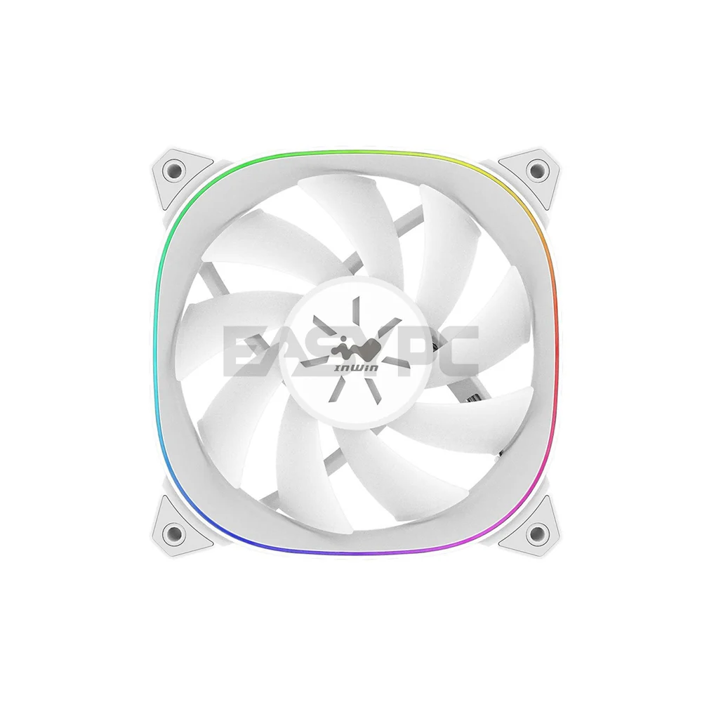 InWin Sirius Extreme Pure ASE120P Distinct Squoval Frame Design Traced with ARGB Lighting Chassis Fan Triple Pack - Image 3