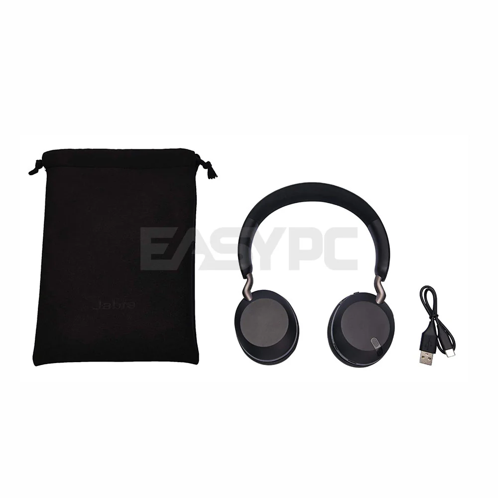Jabra Elite 45h Compact Wireless On-ear Headset Titanium Black - Image 4