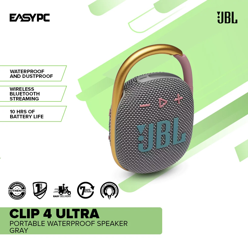 JBL Clip 4 Ultra-Portable Waterproof Speaker Black Orange | Gray | Orange | Red - Image 7