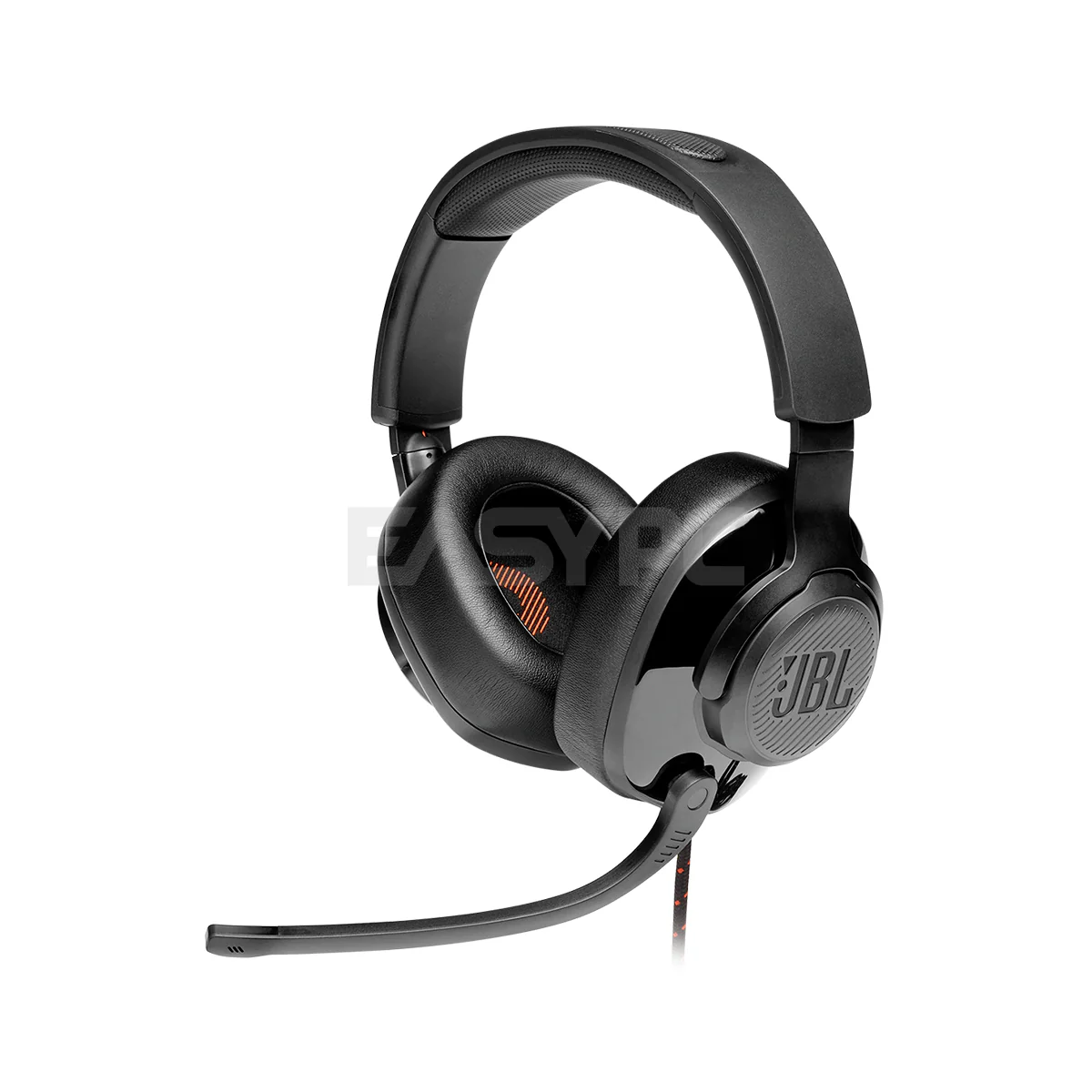 JBL Quantum 200 Wired Gaming Headset Black with flip-up mic - Image 4