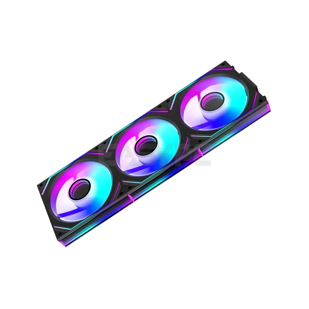 Jungle Leopard 3in1 ARGB Interstellar V2 Block Chassis Fan Black - Image 6