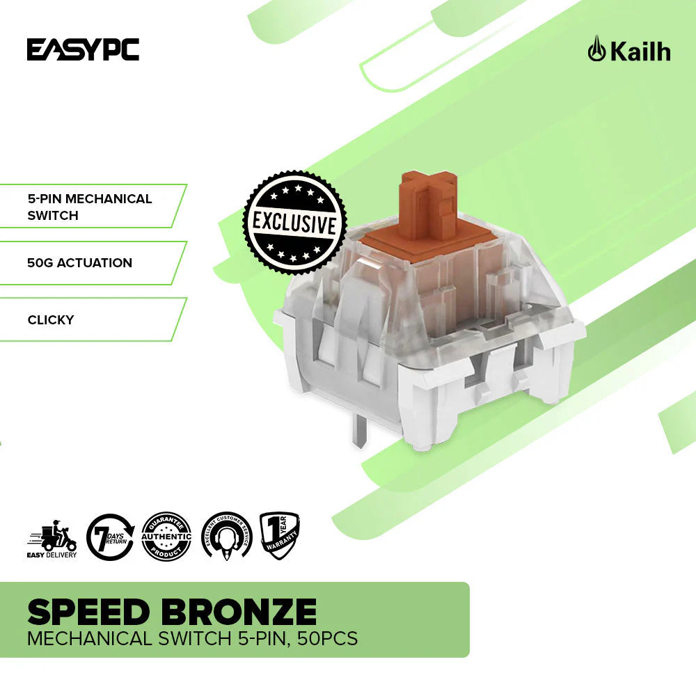 KAILH BOX WHITE 5-PIN | SPEED BRONZE 3-PIN Mechanical Switches - Image 18