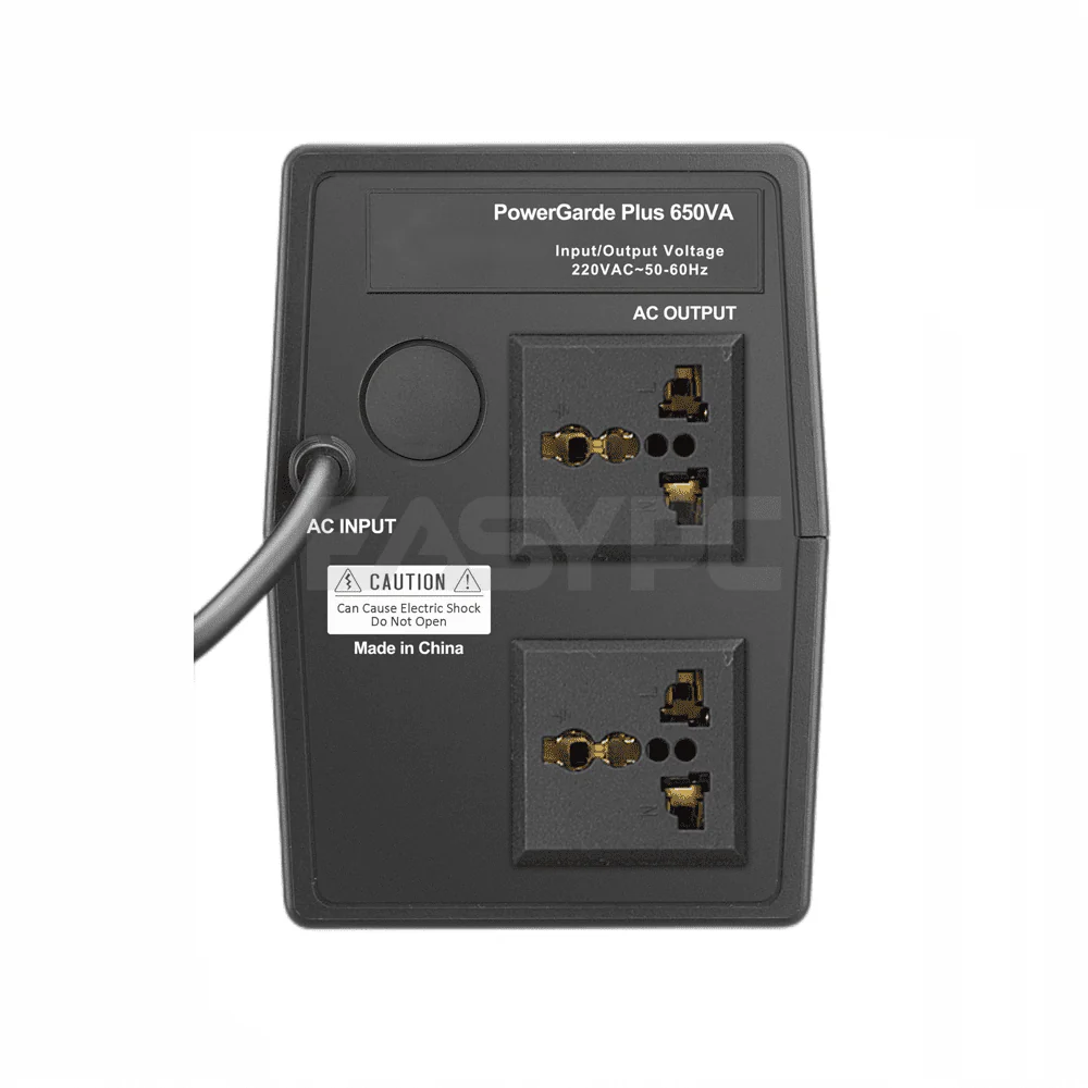 Kebos PG650 Lite 650VA/390W Line Interactive UPS - Image 3