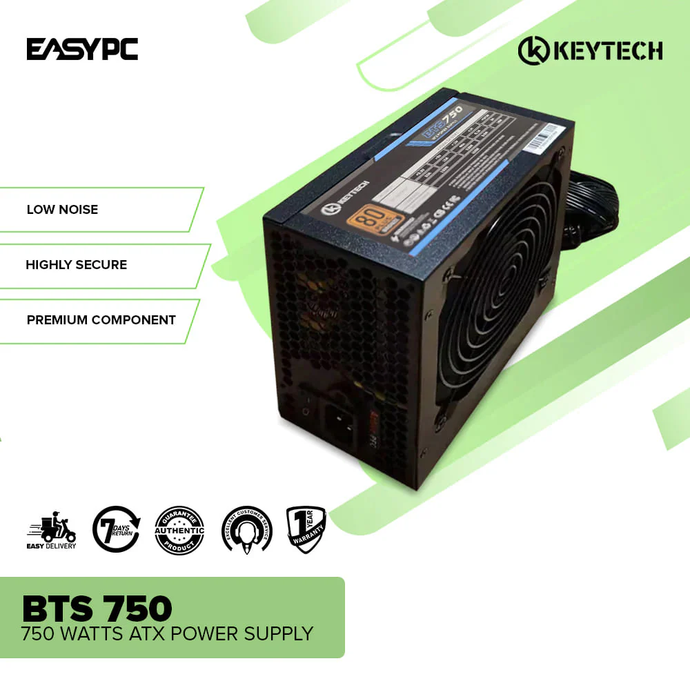 Keytech BTS 750 watts ATX Power Supply - Image 2