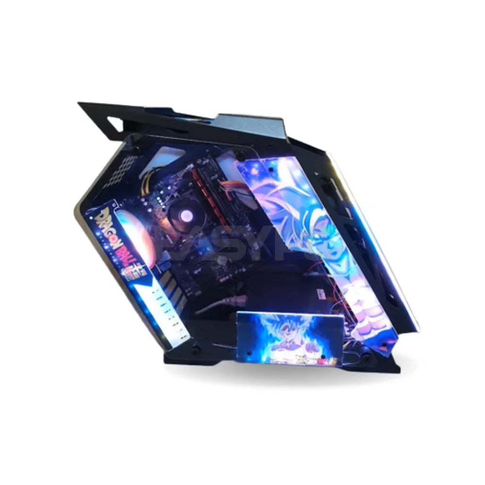 Keytech Cyborg DragonBall Micro ATX Gaming PC Case Black - Image 3