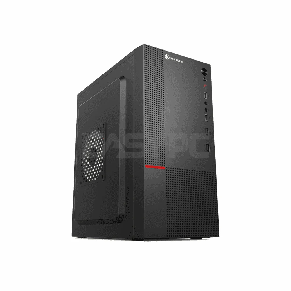 Keytech K5 Micro ATX Gaming PC Case Black