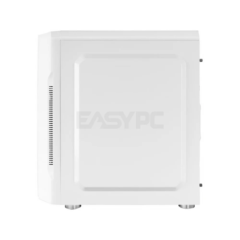 Keytech T-300 Mid Tower 7 slot PCI, 5 Pcs Fan Slot PC Case Gaming White - Image 5