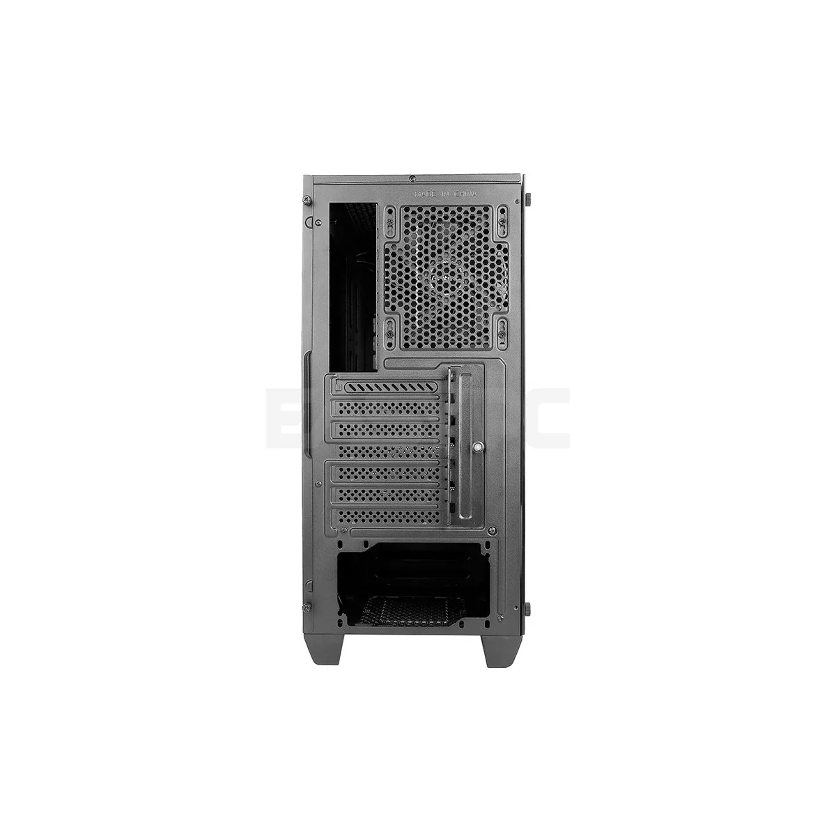 Keytech T-5000 Mid Tower 7 slot PCI, 8 Pcs Fan Slot PC Case Gaming Black - Image 2