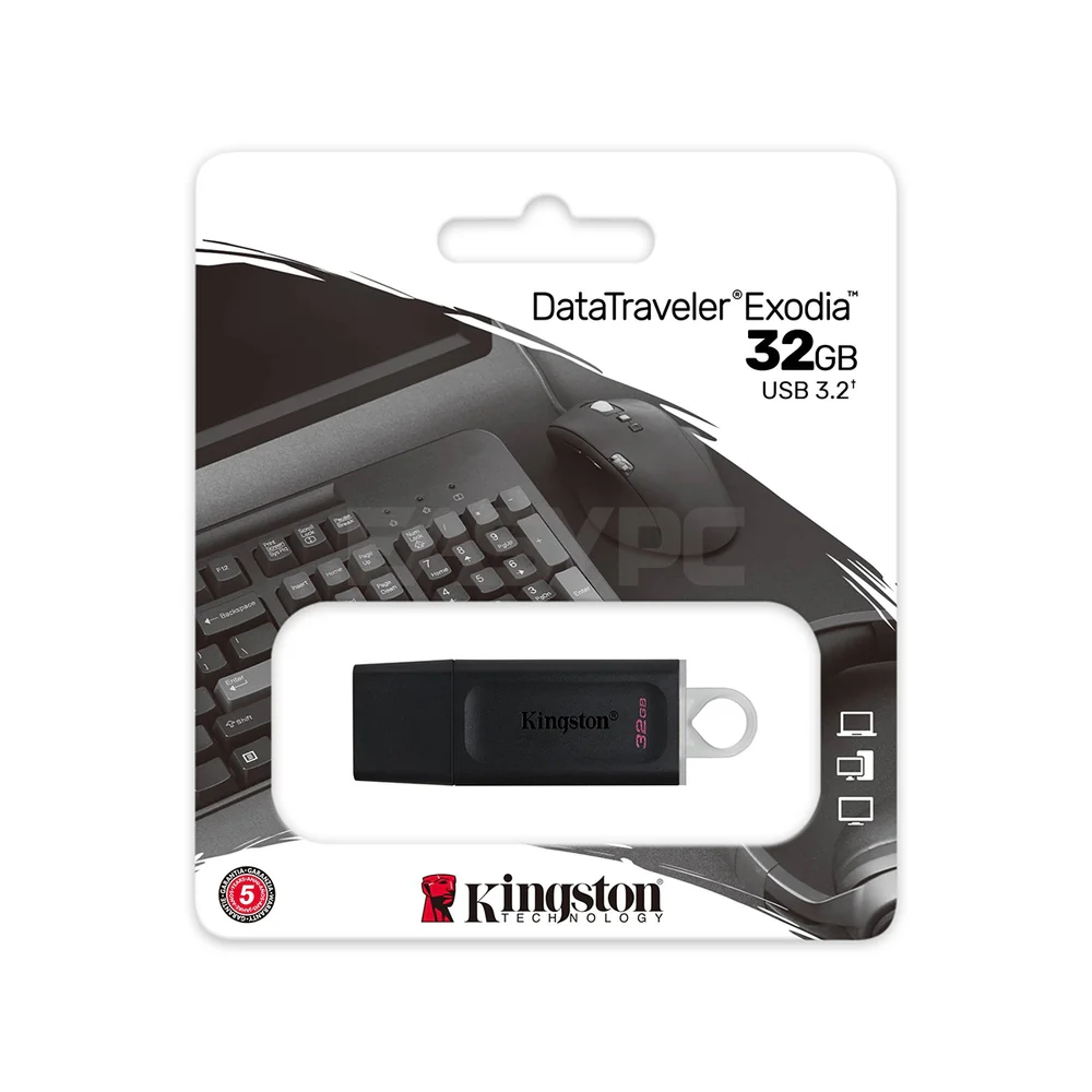 Kingston DataTraveler Exodia 32GB, 64GB and 128GB, Quick and convenient lightweight storage solution Plug and Play Usb 3.2 Flashdrive - Image 5