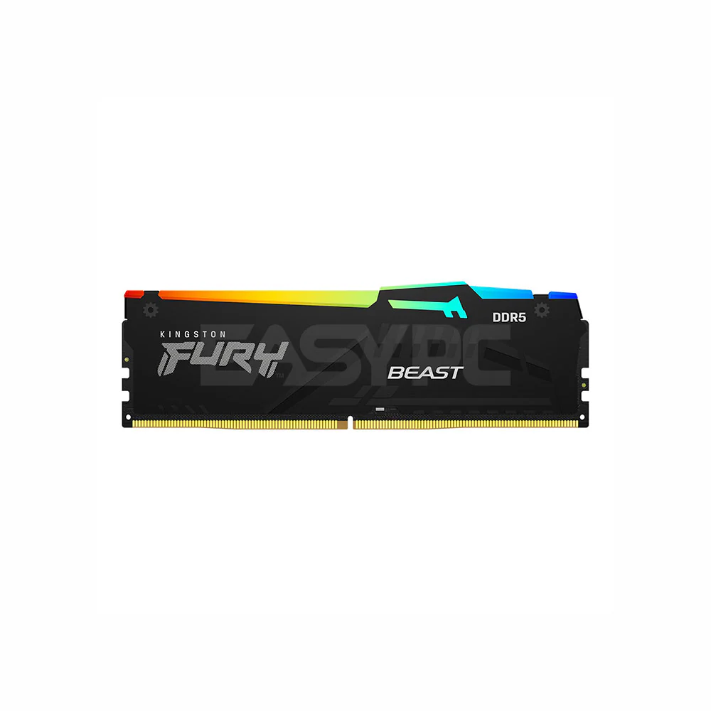 Kingston Fury Beast 16GB 2x8 5200MT/s DDR5 RGB Memory Black - Image 3
