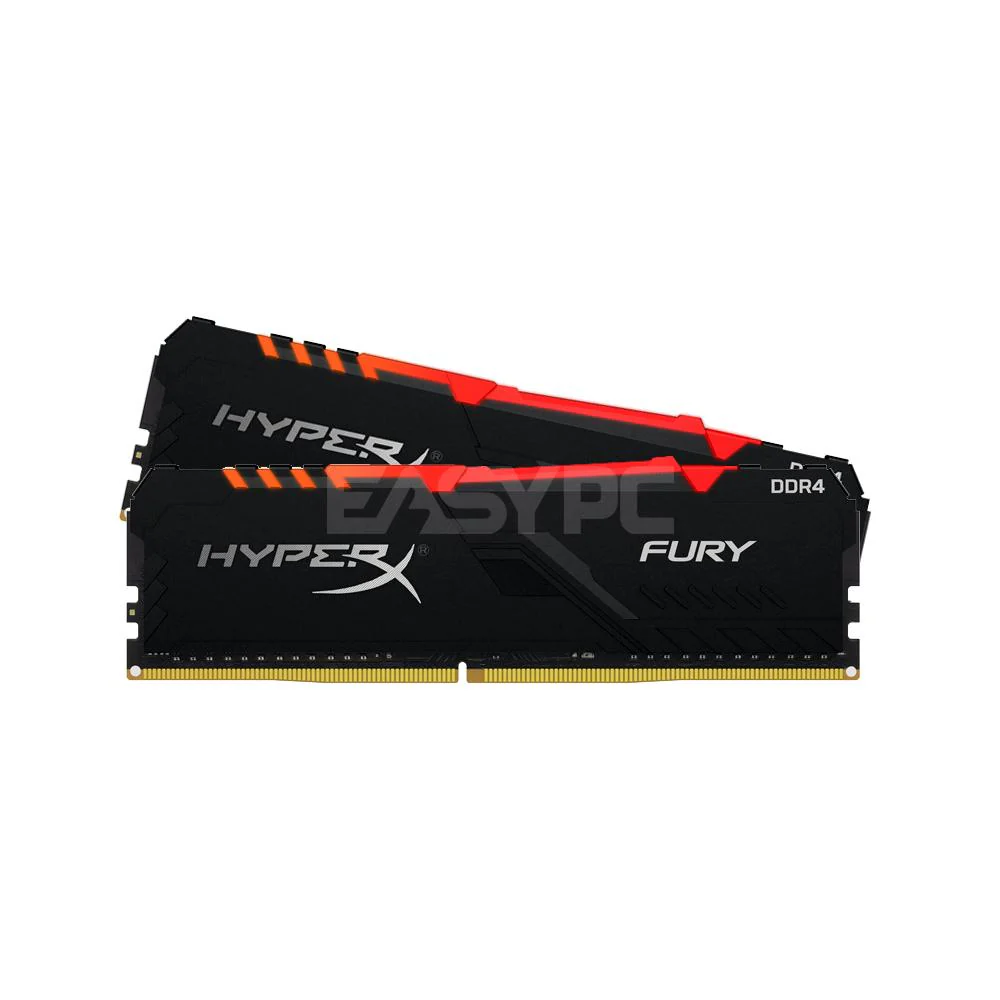 Kingston Fury Beast 16gb 2x8gb Ddr4-3200mhz Infrared Sync Technology RGB Lighting, Intel XMP-ready Black Memory - Image 5