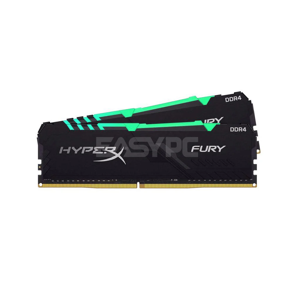 Kingston Fury Beast 16gb 2x8gb Ddr4-3200mhz Infrared Sync Technology RGB Lighting, Intel XMP-ready Black Memory - Image 7