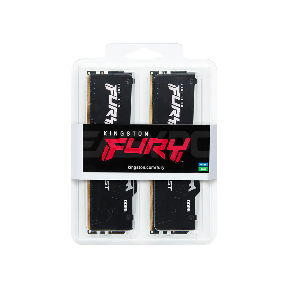 Kingston Fury Beast 64gb KF552C40BBAK2-64 2x32 5200MT/s Ddr5 Memory RGB Black - Image 4
