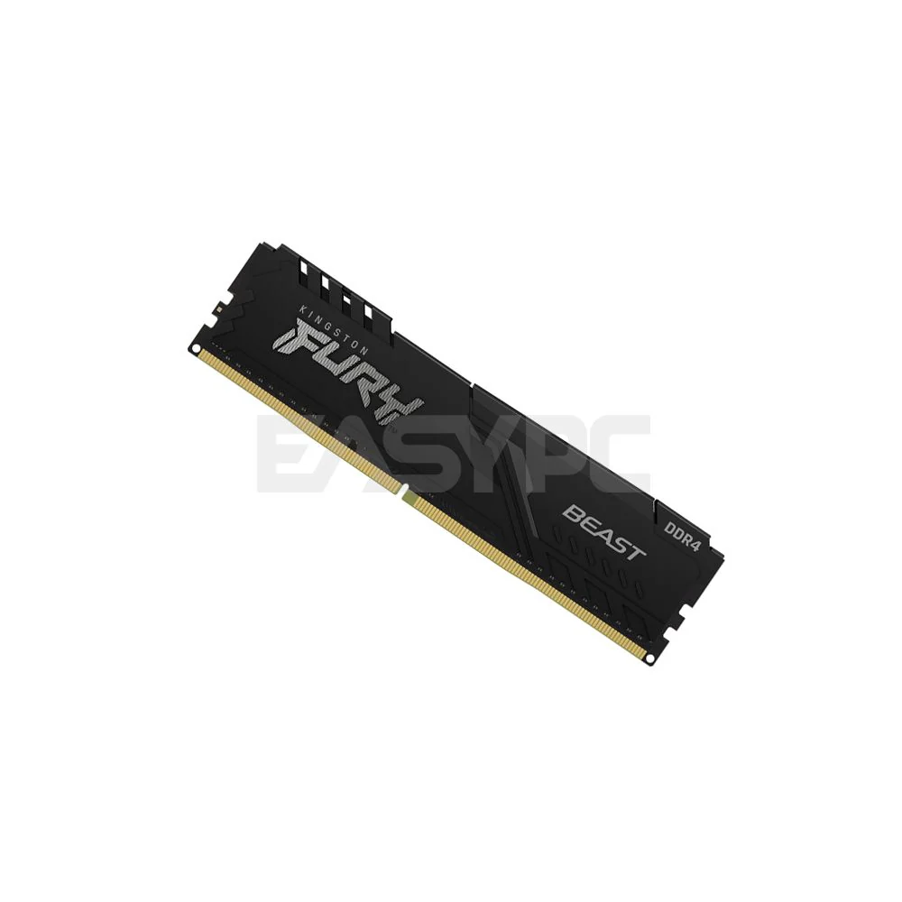 Kingston Fury Beast 8gb 1x8 2666MT/s Ddr4 Memory Black - Image 2