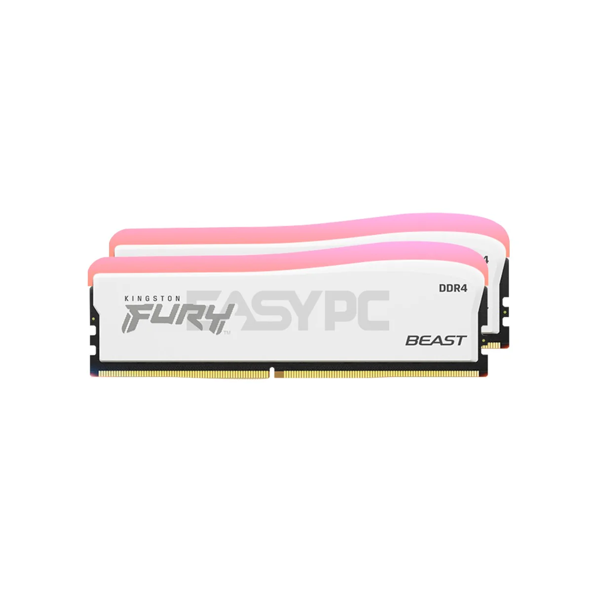 Kingston Fury Beast 8GB 1x8 3200MT/s DDR4 Memory RGB White Special Edition - Image 3