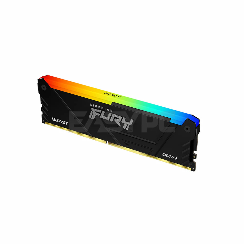 Kingston Fury Beast KF436C18BB2A/16 16gb 1x16 3600MT/s Ddr4 Memory RGB Black - Image 3