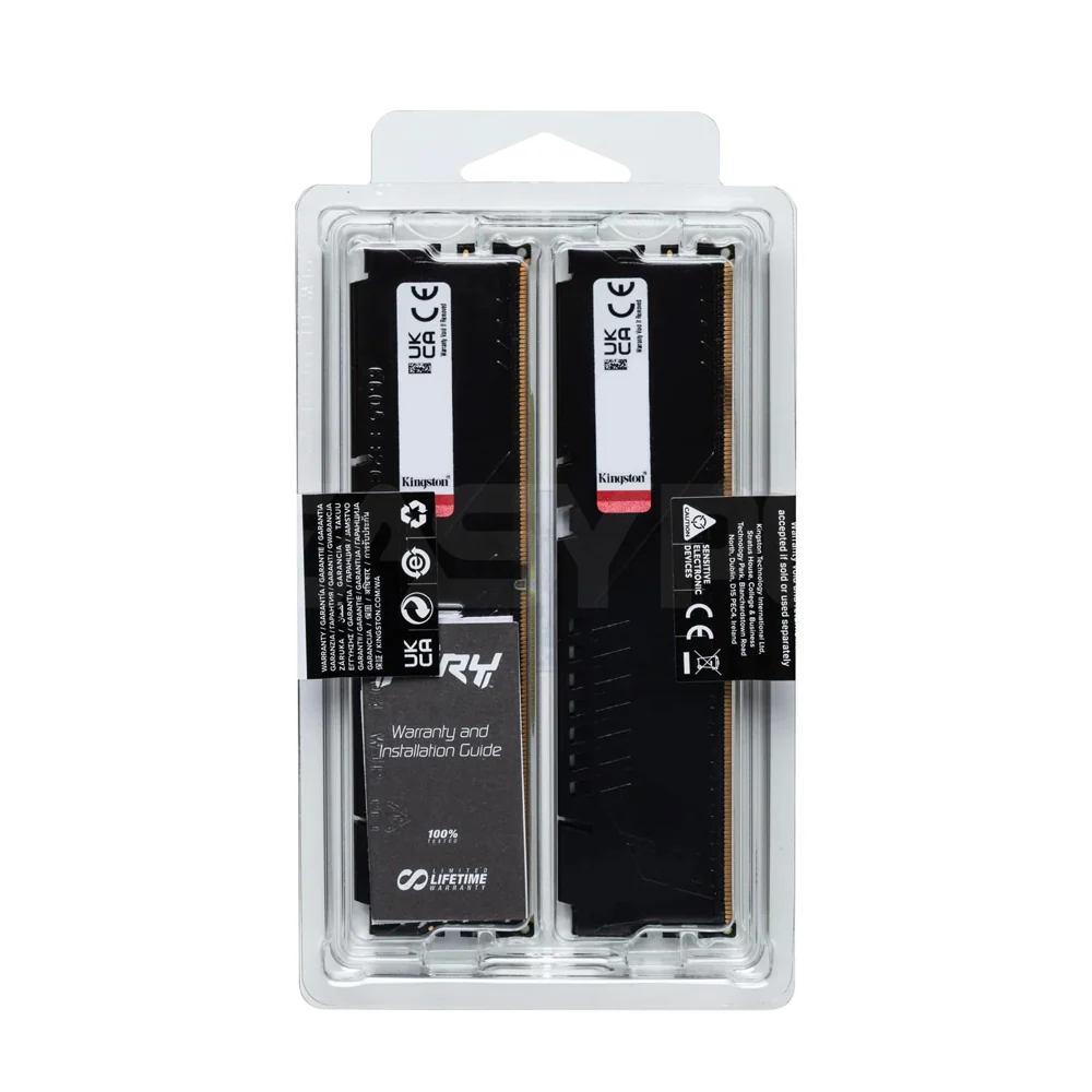 Kingston Fury Beast KF552C40BBK2-32 32GB 2x16 5200MT/s DDR5 Memory Black XMP - Image 3