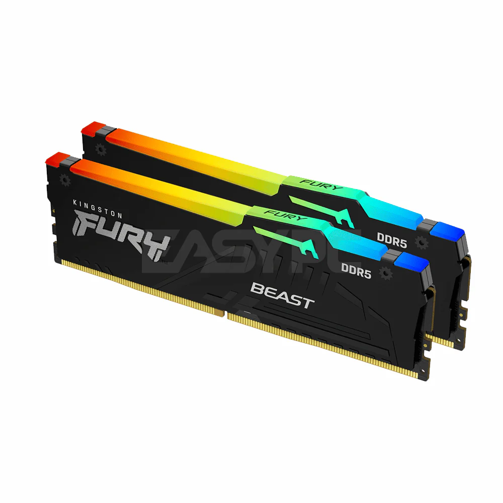 Kingston Fury Beast KF556C36BBEAK2-32 32GB (2x16GB) DDR5 5600MT/s CL36 Black RGB EXPO - Image 3