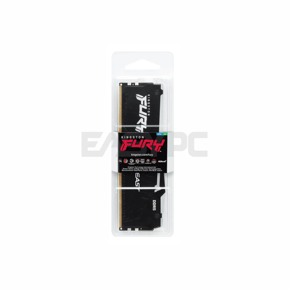 Kingston Fury Beast KF556C40BB-16 16GB (1x16GB) DDR5 5600MT/s CL40 Black XMP - Image 4