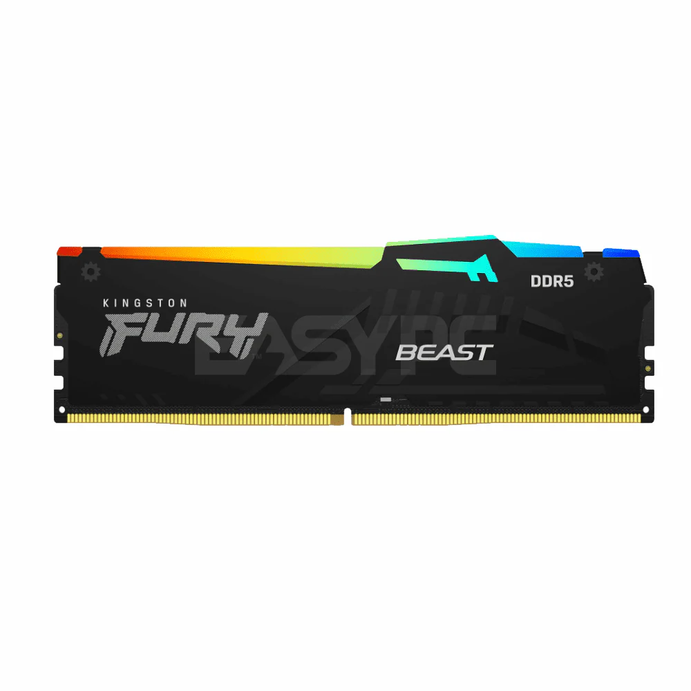 Kingston Fury Beast KF560C40BBAK2-32 32GB (2x16GB) DDR5 6000MT/s CL40 Black RGB XMP - Image 3