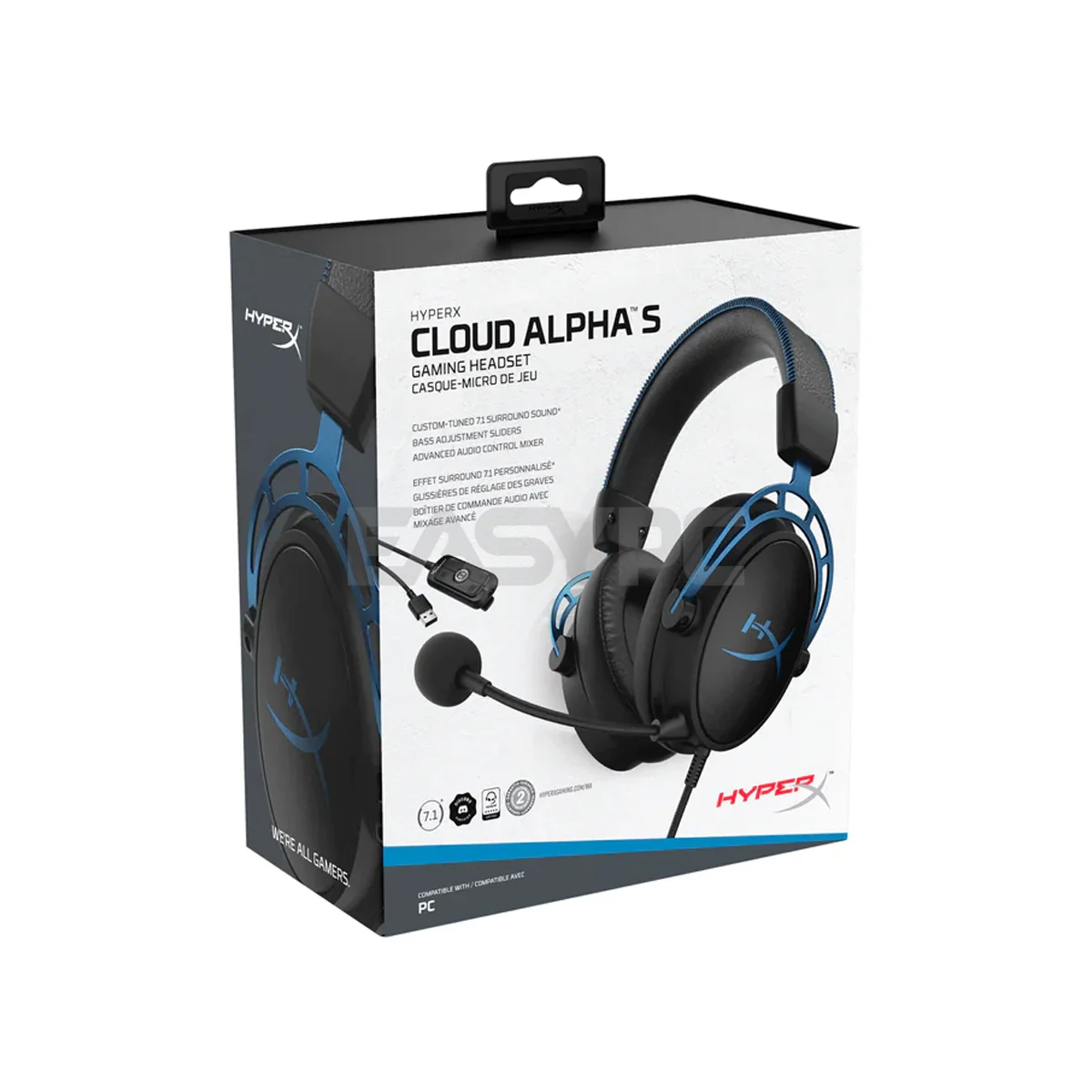 Kingston HyperX Cloud Alpha S 7.1 HyperX 7.1. Gaming Headset Black - Image 6