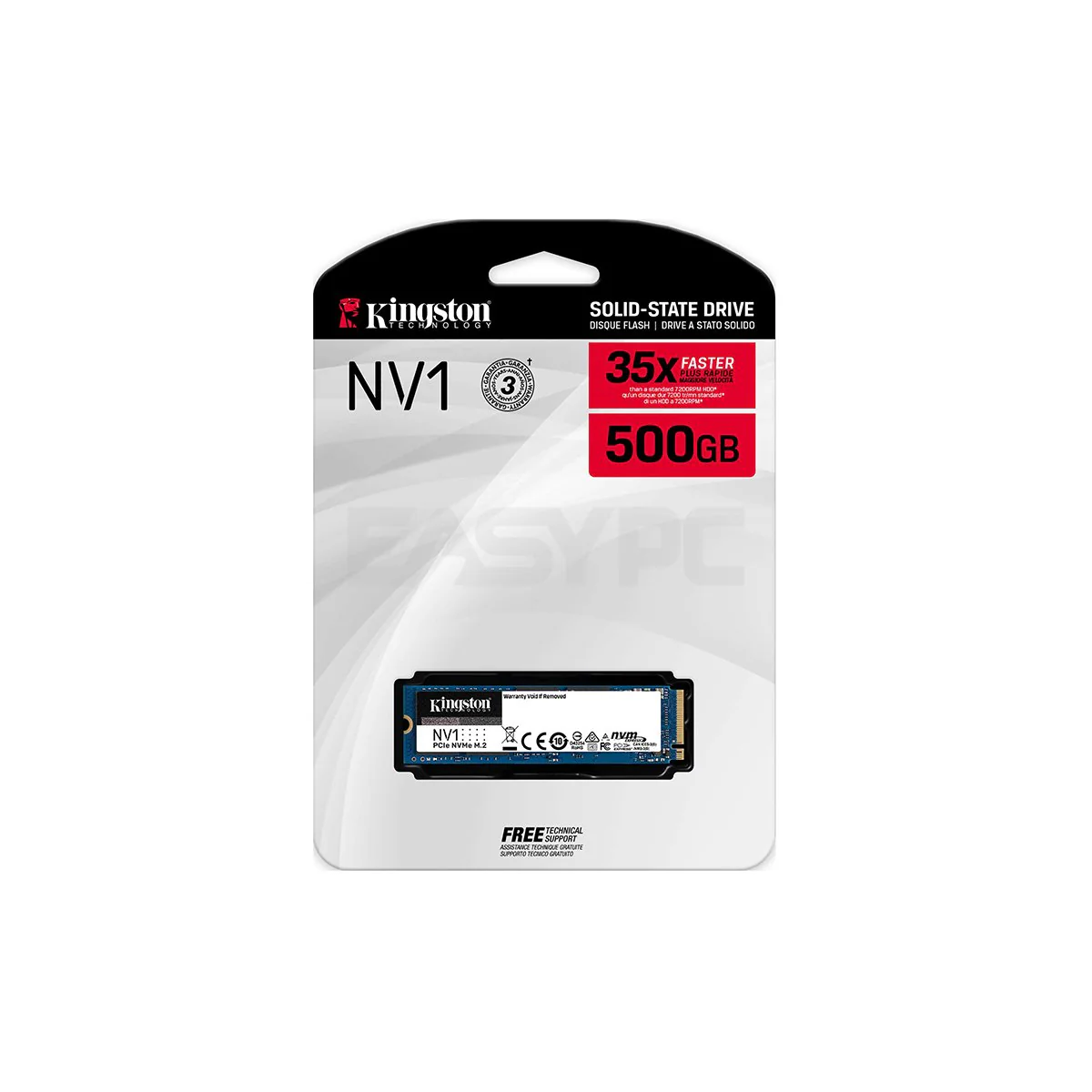 Kingston NV1 PCIe M.2 3.0 NVME 500GB, 250GB, 1TB, 2TB and NV2 PCIe 4.0 250GB, 500GB, 1TB, 2TB