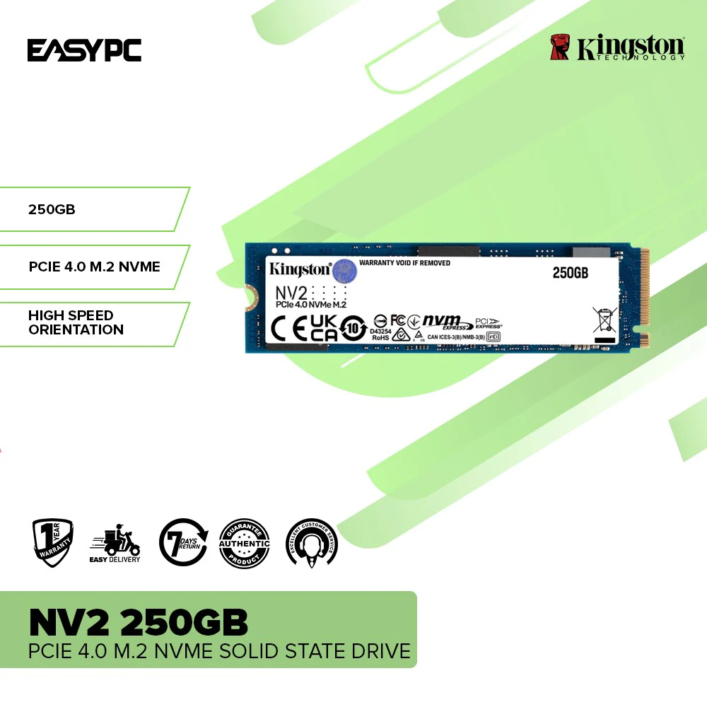 Kingston NV1 PCIe M.2 3.0 NVME 500GB, 250GB, 1TB, 2TB and NV2 PCIe 4.0 250GB, 500GB, 1TB, 2TB - Image 14
