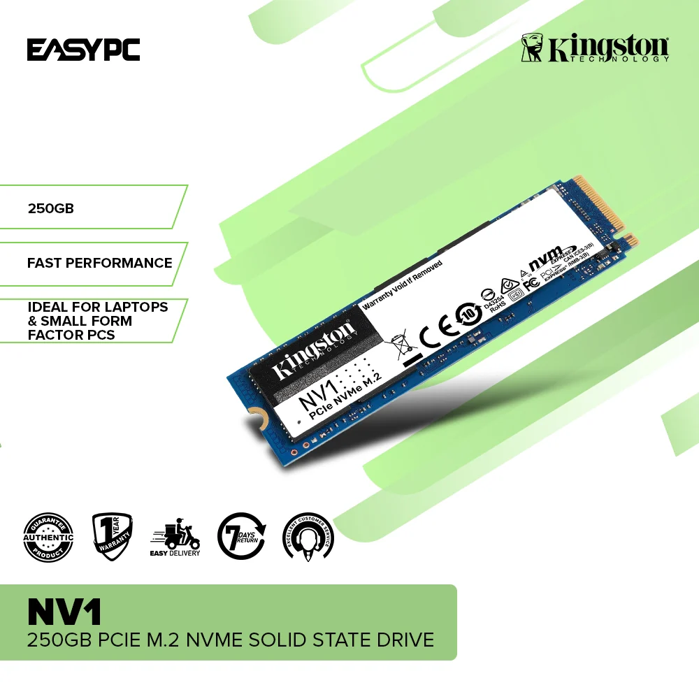 Kingston NV1 PCIe M.2 3.0 NVME 500GB, 250GB, 1TB, 2TB and NV2 PCIe 4.0 250GB, 500GB, 1TB, 2TB - Image 5