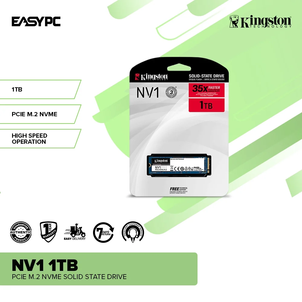 Kingston NV1 PCIe M.2 3.0 NVME 500GB, 250GB, 1TB, 2TB and NV2 PCIe 4.0 250GB, 500GB, 1TB, 2TB - Image 8