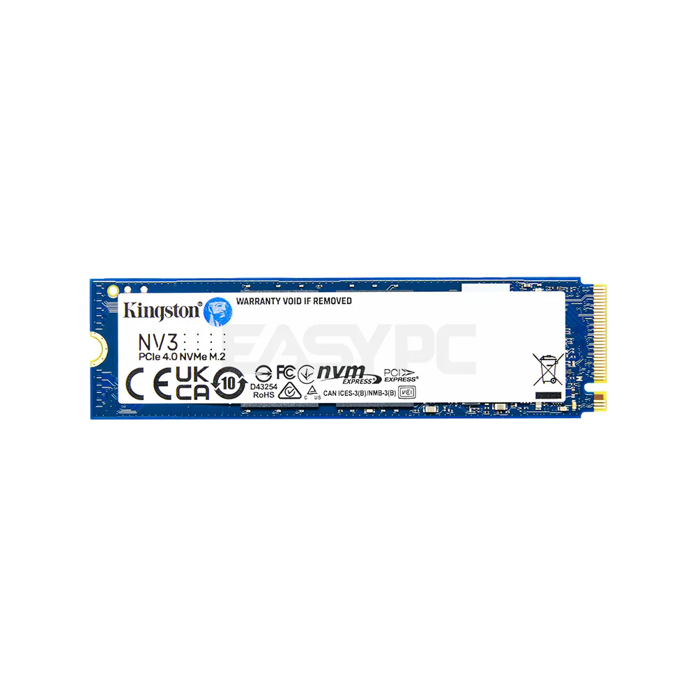 Kingston NV3 500GB PCIe 4.0 M.2 NVME Solid State Drive
