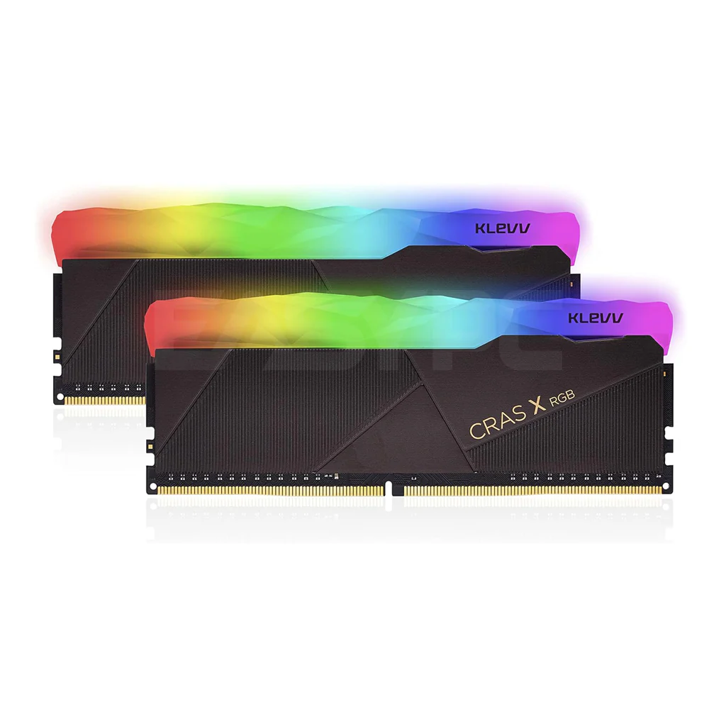 Klevv Cras X 16GB 2x8 3200MHz DDR4 RGB Memory Black
