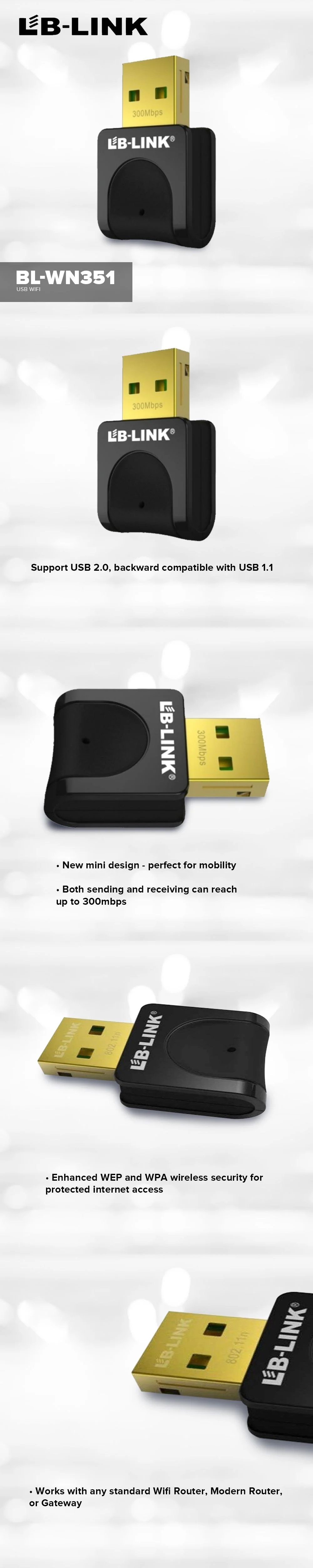 LB-Link BL-WN351 Usb Wifi - Image 7