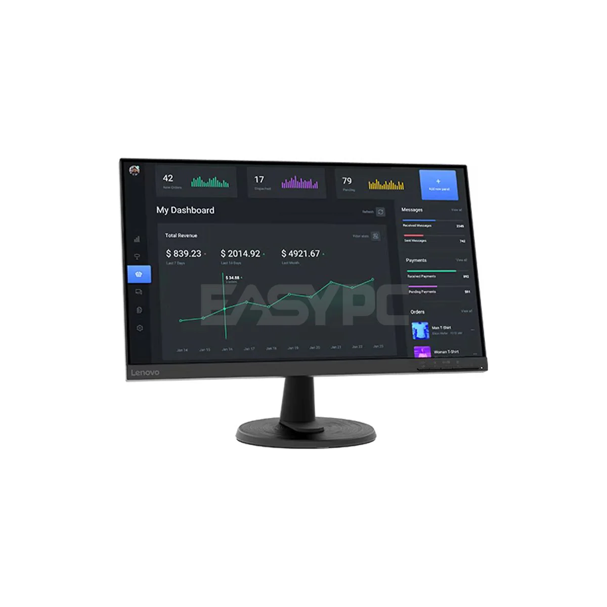 Lenovo D24-40 23.8 75Hz VA Monitor - Image 4