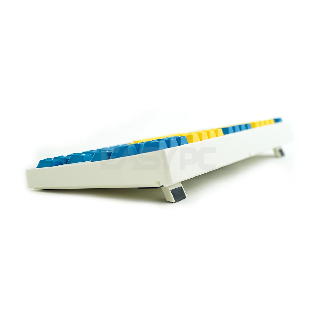 Leopold FC750R Yellow /Blue (White Case) - Cherry Clear, PBT Double Shot Keycap, TKL 87 Keys (FC750RW/EYBPD(W)) 4JTP LEFC1578 4JTP - Image 4