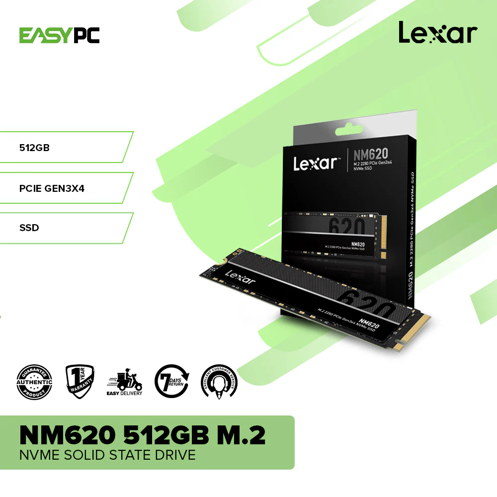 Lexar NM620 512gb M.2 NVME Solid State Drive - Image 2