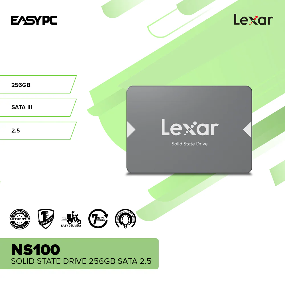 Lexar NS100 Solid State Drive 256gb SATA 2.5 - Image 2