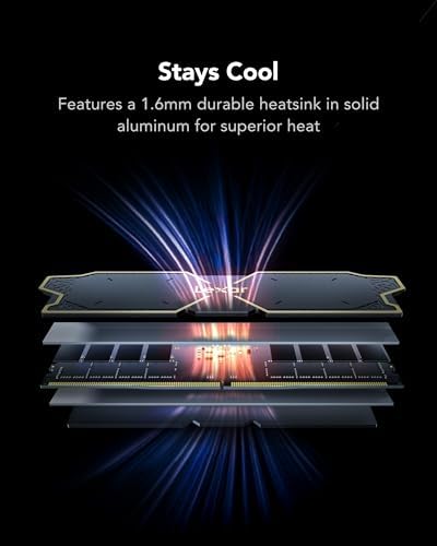Lexar Thor RGB DDR5 32GB Kit Gaming Memory 6000MHz High Performance RAM for PC Gaming LD5U16G60C38BG-RGD - Image 4