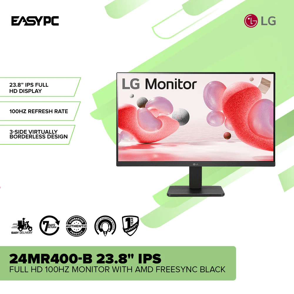 LG 24MR400-B 23.8" IPS Full HD monitor with AMD FreeSync Black - Image 2