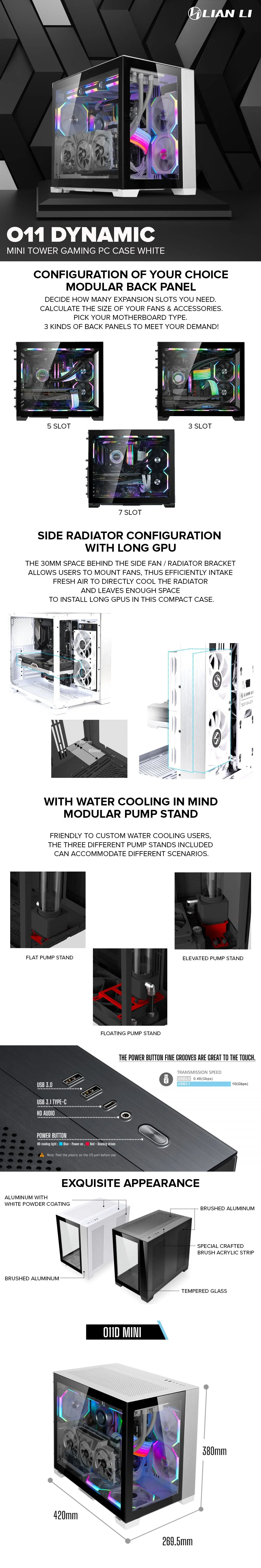 LianLi LanCool 205 Supporting ATX, mATX and Mini-ITX |High air performance|Mid Tower Gaming PC Case - Image 8