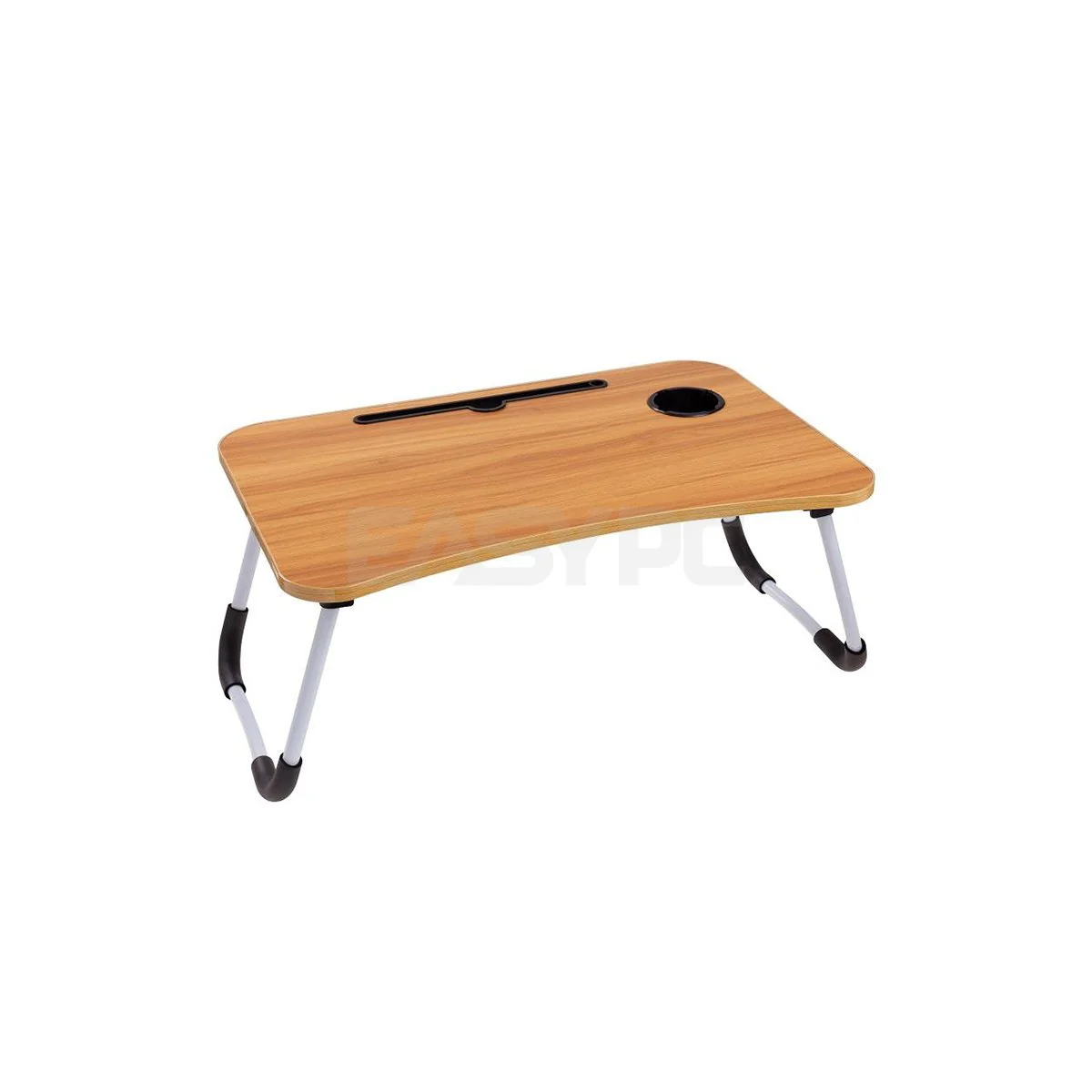 LiteDesk Portable Folding Black/Wood/Blue/Pink Table - Image 4