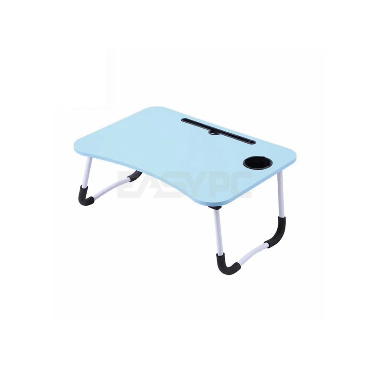 LiteDesk Portable Folding Black/Wood/Blue/Pink Table - Image 5