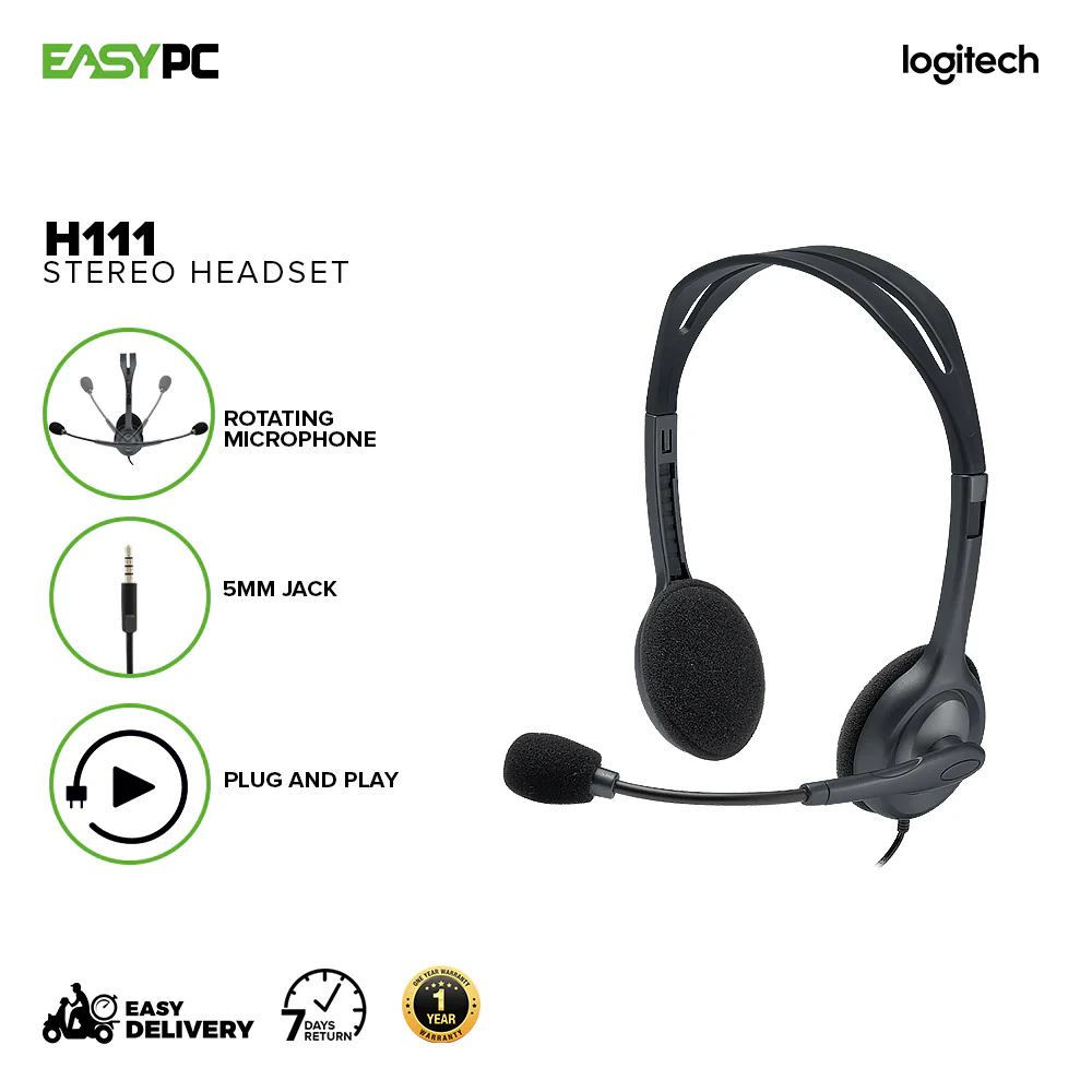 Logitech H111 Stereo Headset - Image 2
