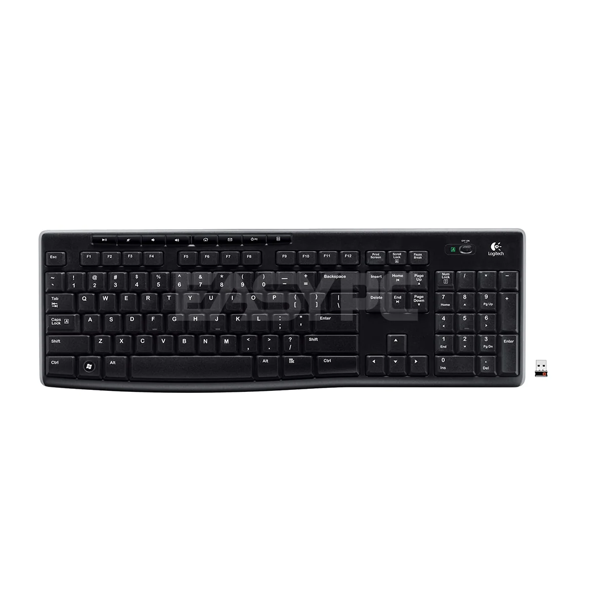 Logitech K270 Wireless Keyboard Black