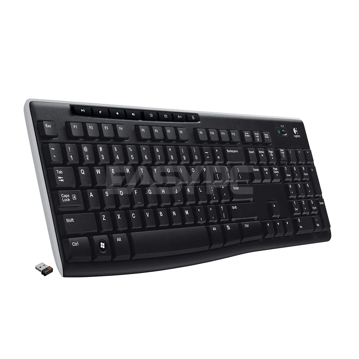 Logitech K270 Wireless Keyboard Black - Image 2
