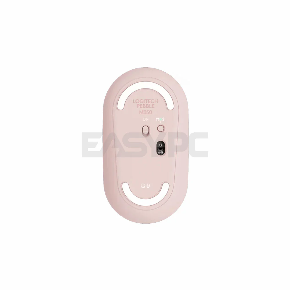 Logitech M350 Wireless Mouse Pebble White, Rose, Graphite, Blue and Gray Gaming Mouse - Image 14
