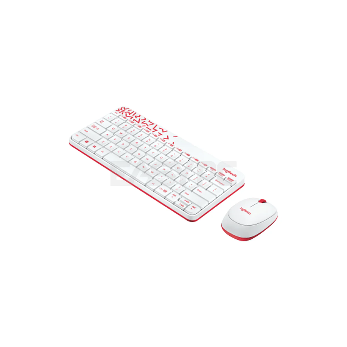 Logitech MK240 Nano Space Saving Keyboard, Compact, Ambidextrous Wireless Keyboard and Mouse White - Image 2