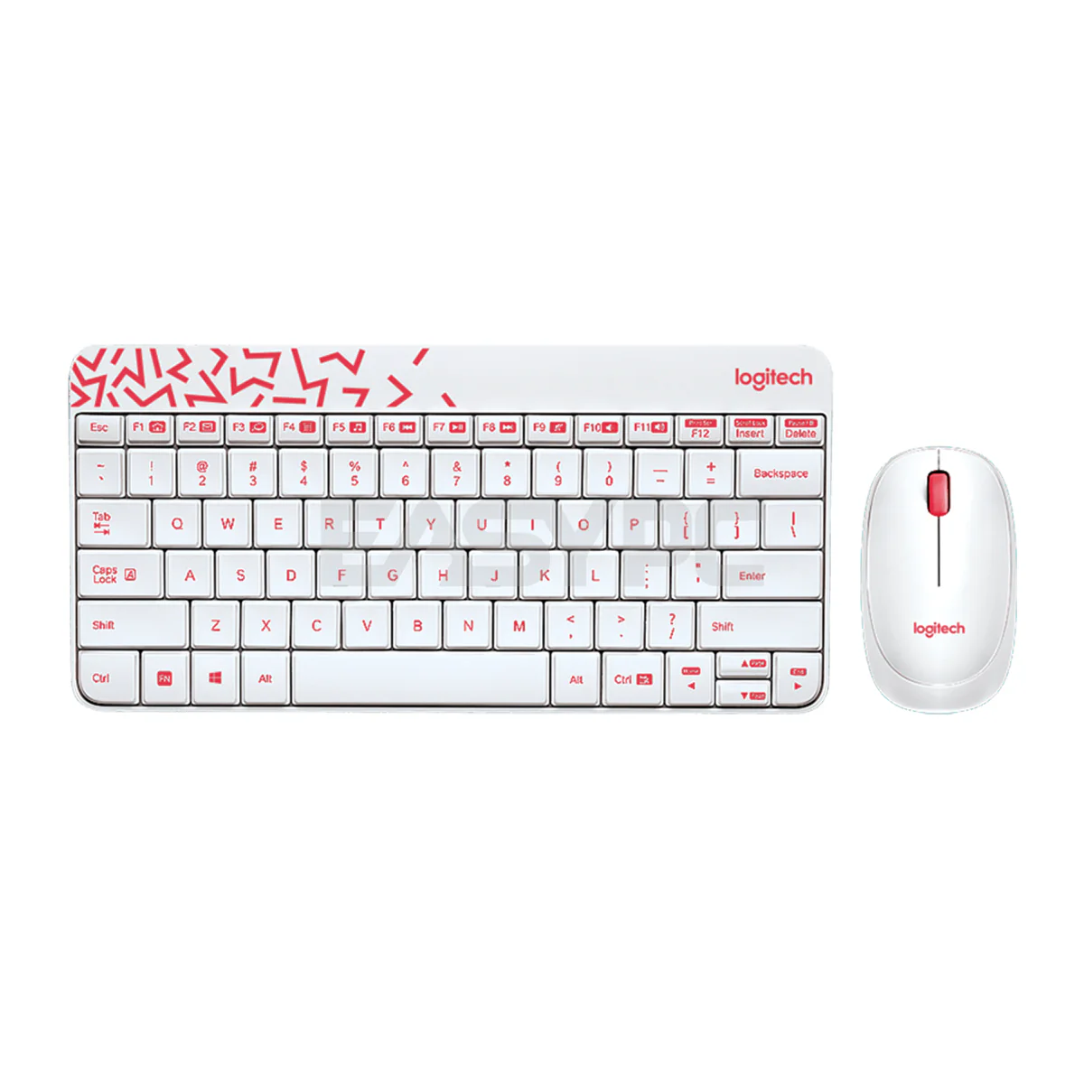 Logiteh MK240 Nano Wireless Keyboard and Mouse White